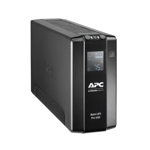 APC Back UPS Pro BR 650VA 6 Outlets AVR LCD Interface เครื่องสำรองไฟ 390 Watts/ 650VA รุ่น BR650MI ประกัน 3 ปี