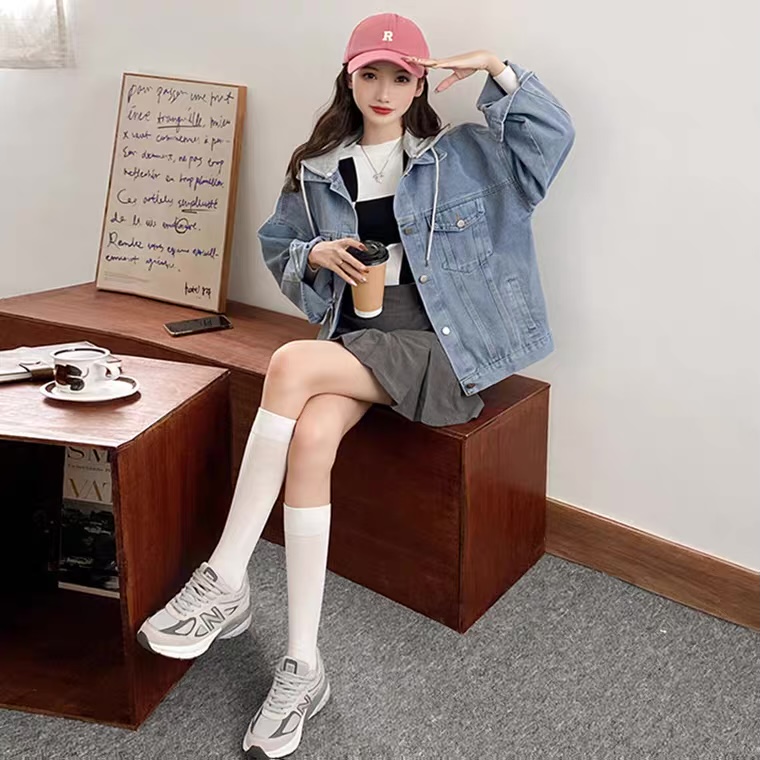 Hoodie Denims jacket