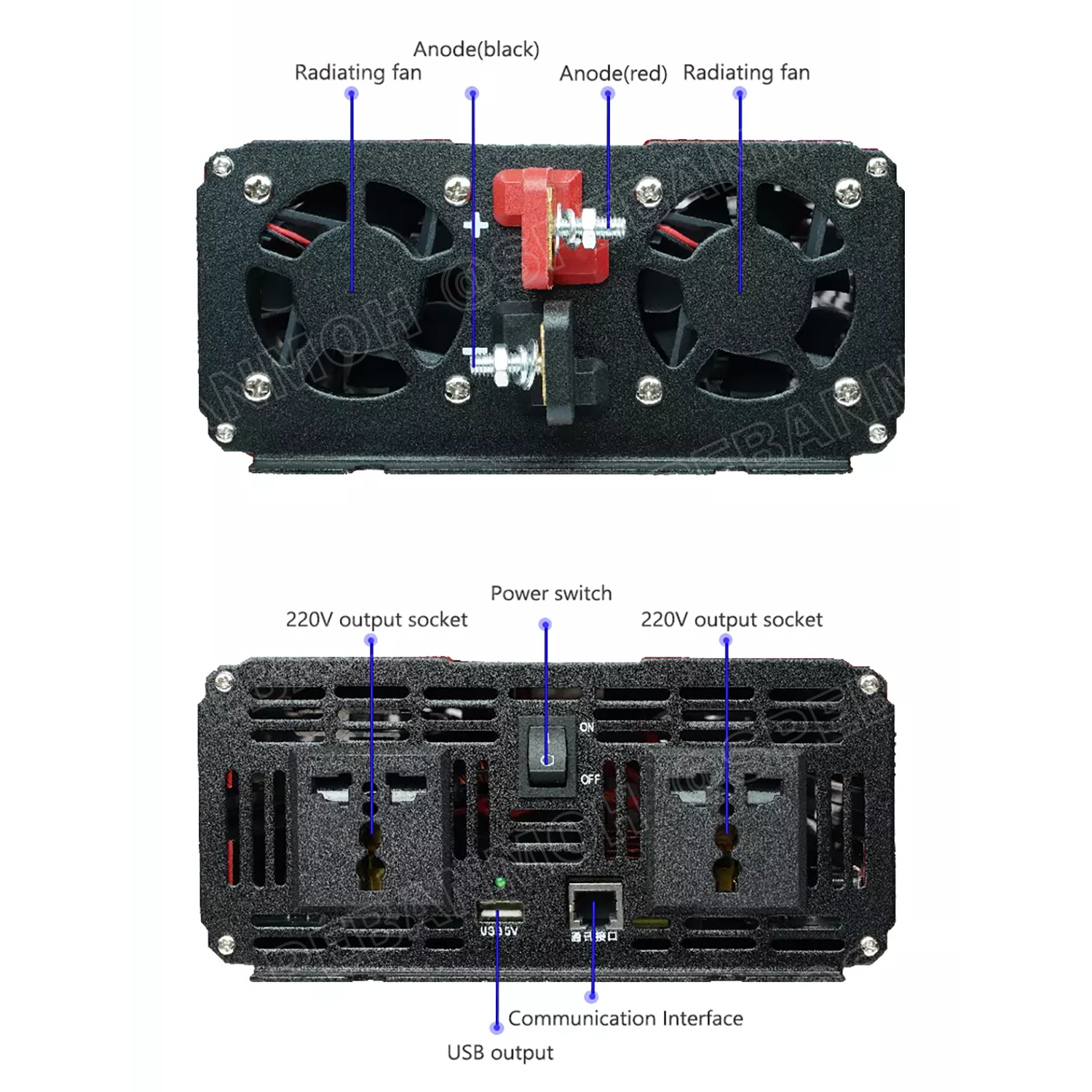 FPC-2000AL-V.2 อินเวอร์เตอร์ แปลงไฟ 12V ออก 220V รุ่นใหม่ มีหน้าจอแสดงผล LED Inverter ยี่ห้อ SUOER FPC-2000AL 2000W 12V to 220V off grid inverter pure sine power inverters FPC-2000 อินเวอร์เตอร์ เพียวไซน์เวฟ SUOER หม้อแปลง 12V to 220V อุปกรณ์แปลงไฟ
