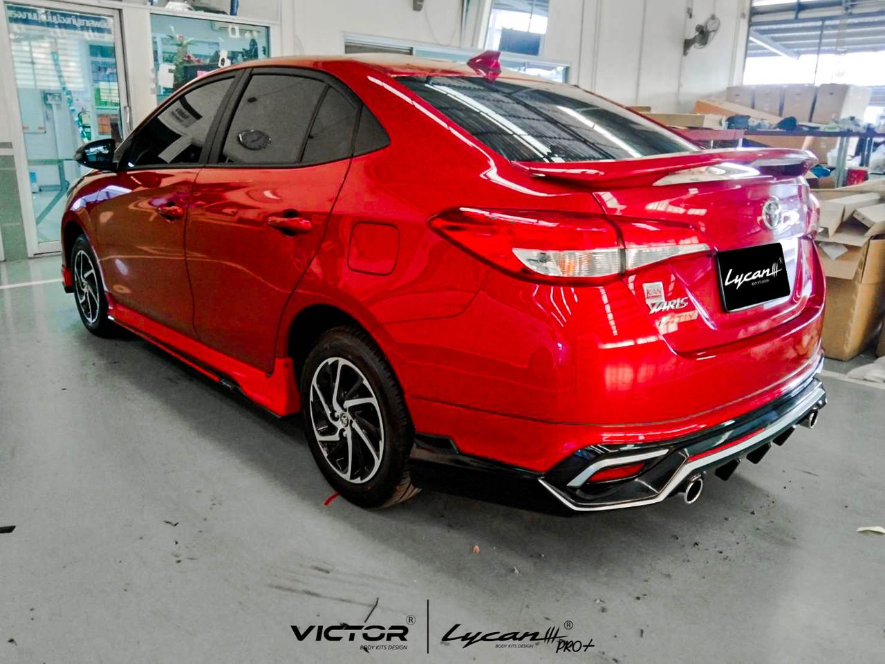 ชุดแต่งรอบคัน LYCAN : Yaris ATIV 2021 4 ประตู