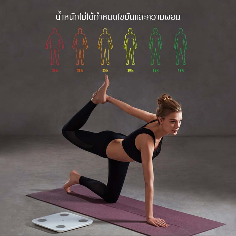 เครื่องชั่งน้ำหนักอัจฉริยะ Mi Body Composition Scale 2 ประกันศูนย์ไทย 1 ปี