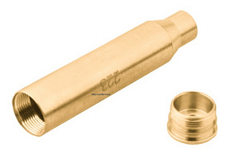 Vector Optics เลเซอร์ .223 ใช้สำหรับตั้งศูนย์ .223REM 5.56mm CAL Cartridge Red Laser Bore Sight