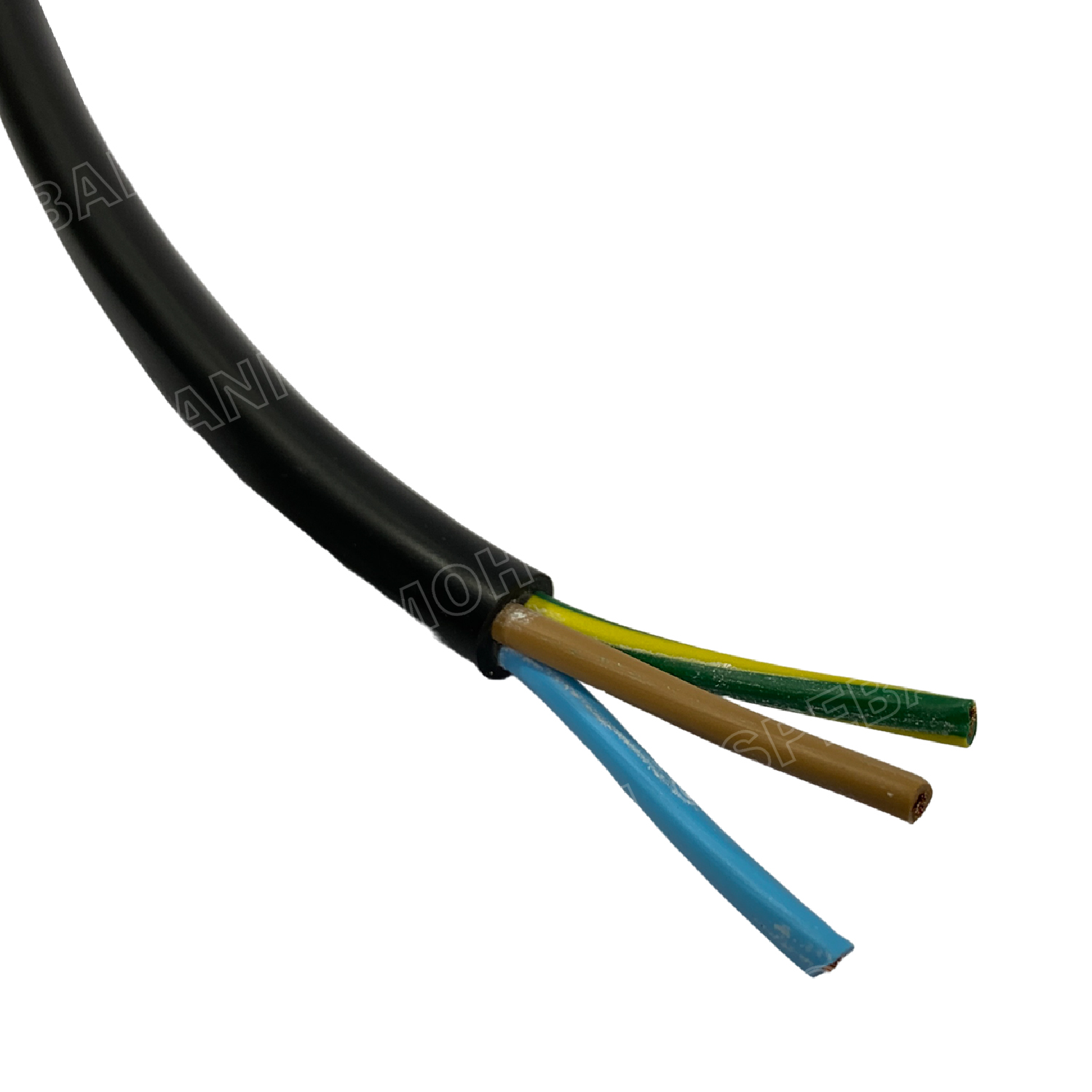 [ 100 เมตร ] VCT-G 2X2.5/2.5 สายคอนโทรลและสายอ่อน 3Gx2.5 mm2 Flexible annealed copper IEC53-G sq.mm VCT 2C+GRD VCT 3คอร์ VCT 3C X 2.5 สายVCT สายไฟเมน สายไฟบ้าน สายปลั๊ก VCT AC Power Cable สายพาวเวอร์ สายดำ VCT Cable สายไฟ วีซีที กราวด์ สายอ่