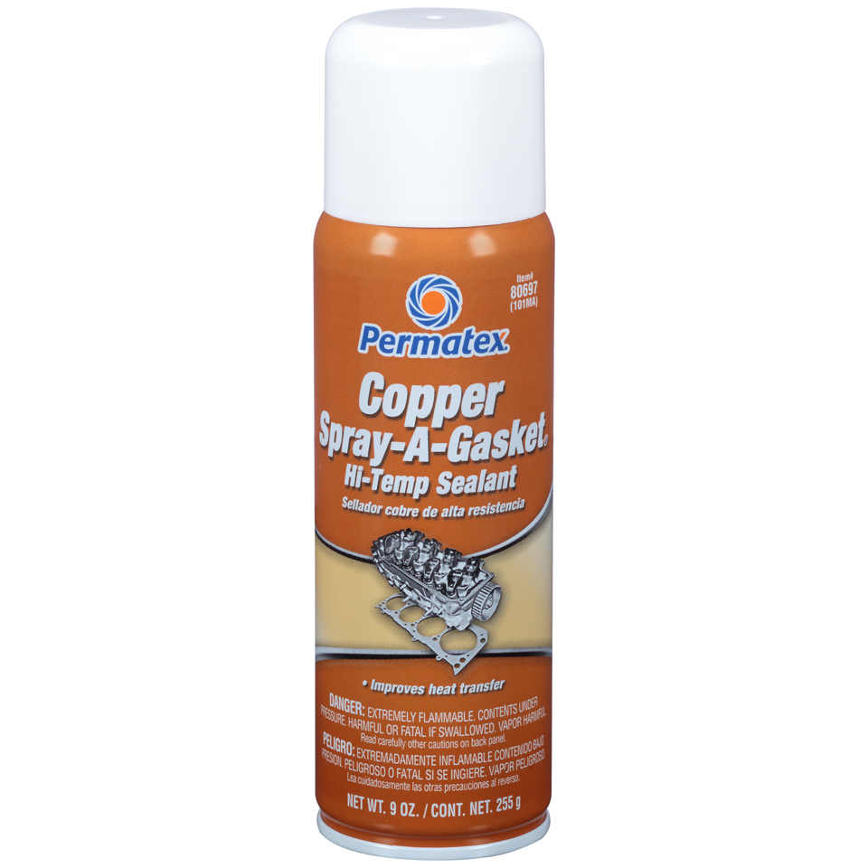 PERMATEX COPPER SPRAY สเปรย์ทาปะเก็นทนความร้อนผสมทองแดง