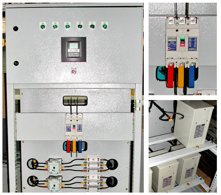 ตู้ MDB เมนเบรกเกอร์ MCCB 250A + คาปาซิเตอร์ CLMB KVAR at 400/415v อุปกรณ์ MAIN DISTRIBUTION BOARD (KJL), MOLD CASE CIRCUIT BREAKER (MITSUBISHI), CAPACITOR (ABB), MAGNETIC CONTACTOR (MITSUBISHI)
