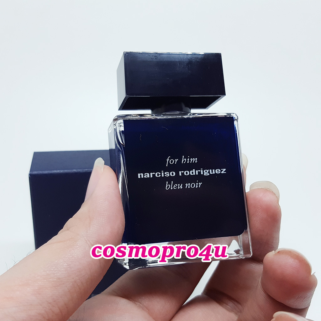 น้ำหอม NARCISO RODRIGUEZ BLEU NOIR FOR HIM EDT 10ml นาร์ซิสโซ่ บลูนัวร์ ฟอร์ ฮิม ผู้ชาย กล่องสีน้ำเงินเข้ม หอมเย็นและหอมสะอาดน่าหลงใหล