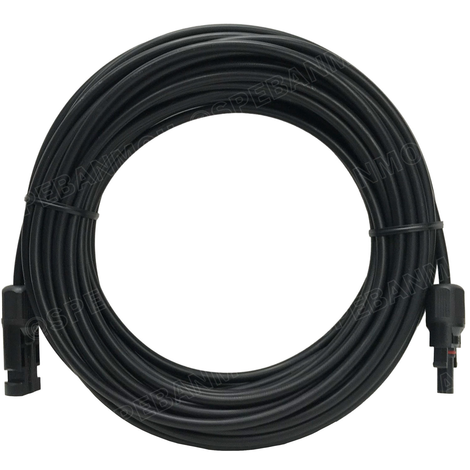 [ 1เส้น ] สายไฟโซลาเซลล์ ผู้ เมีย สีดำ Black พร้อมหัว BFPV-4.0 MC4 Solar PV Cable PV1-F With MC4 Connector Male And Female มาตรฐาน TUV TINNED COPPER สายPV ฉนวนสองชั้น 1000VAC 1500VDC สายใช้งานภายนอก Dubble Jacket สาย MC4 1x4.0mm2 Solar Cable PV1-F Copper