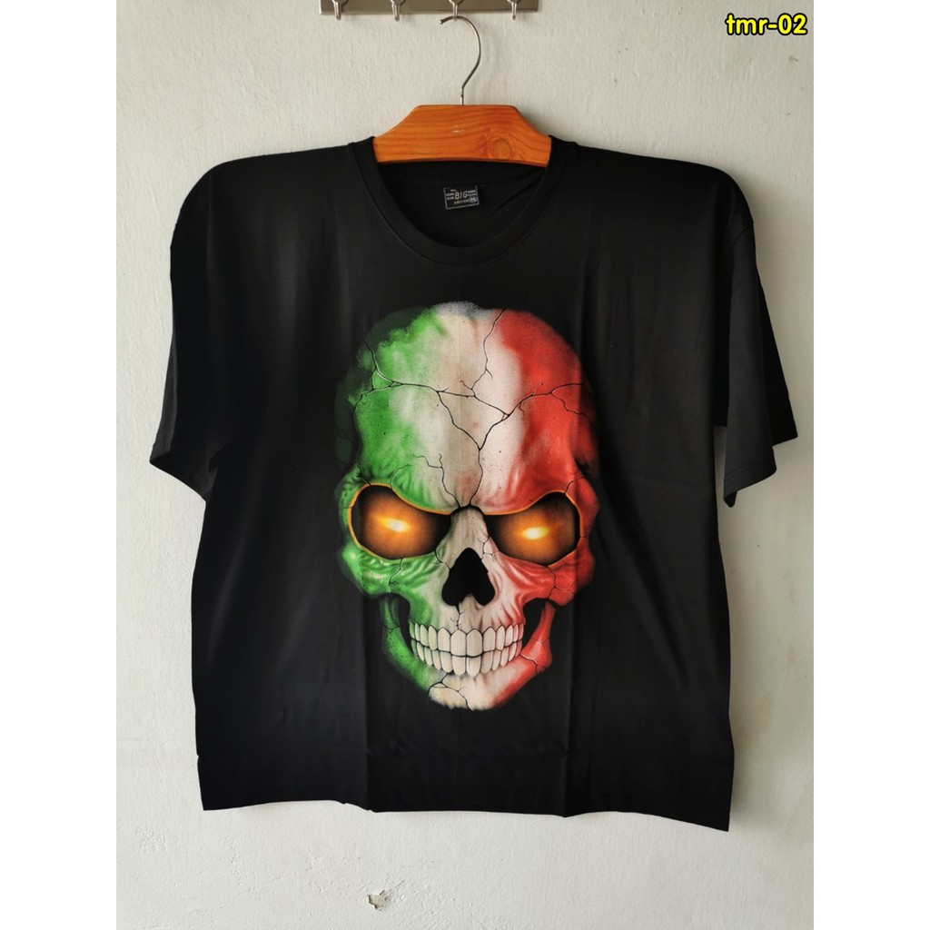 ไซต์ใหญ่ 2-6XL เสื้อยืดคนอ้วน ผู้ชาย คอกลม แขนสั้น สกรีนลาย(1-6)