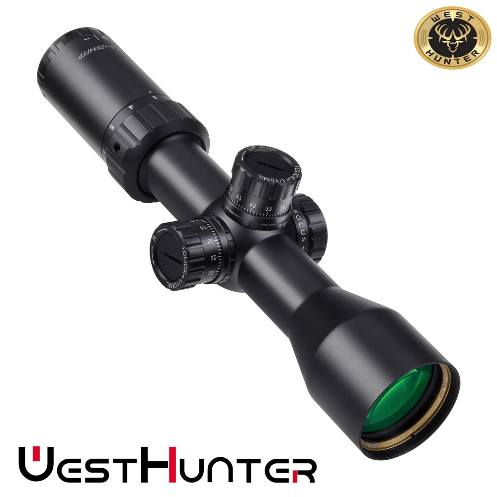 กล้อง WEST WT-F 3-12X44 FFP scope เส้นเล็งขยายตามซูม สินค้าแท้ รับประกัน 1 ปี