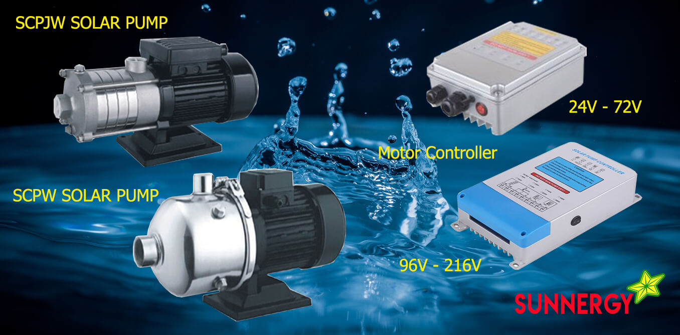 ปั๊มน้ำหอยโข่ง STC-SCPJW และ STC-SCPW SOLAR PUMP