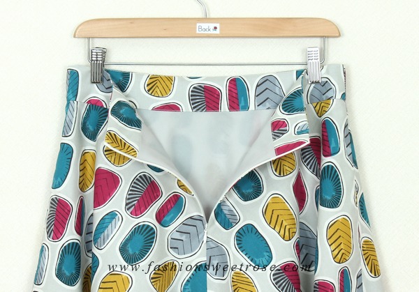 SK-316 กระโปรงแฟชั่น&ทำงาน ทรงย้วย ผ้าคอตต้อนญี่ปุ่นพิมพ์ลายกราฟฟิกหลากสี