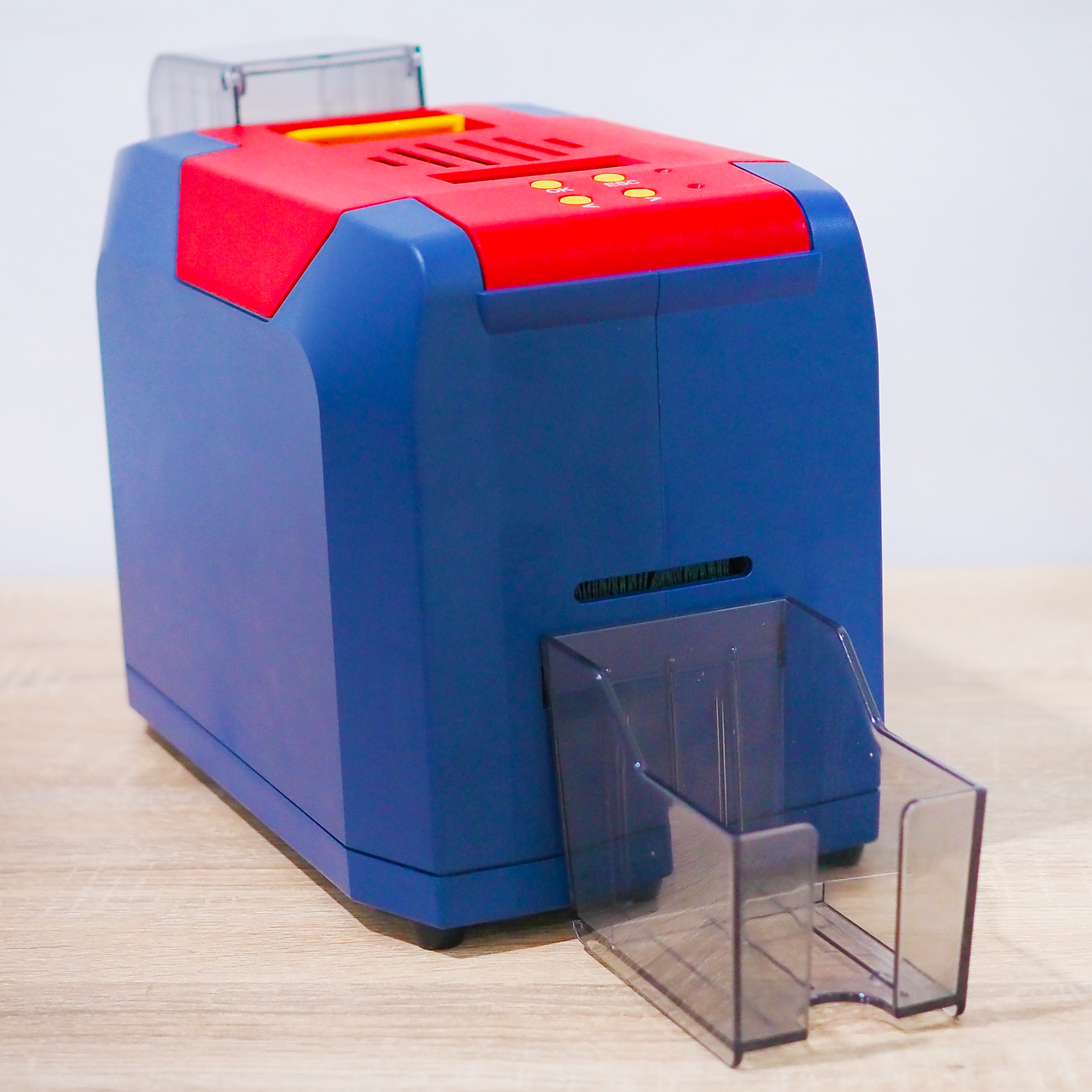 เครื่องพิมพ์บัตรพลาสติก เครื่องพิมพ์บัตรพนักงาน บัตรข้าราชการ บัตรประจำตัว บัตรนักเรียน Card printer Thermal dye-sublimation direct to card Seaory S21