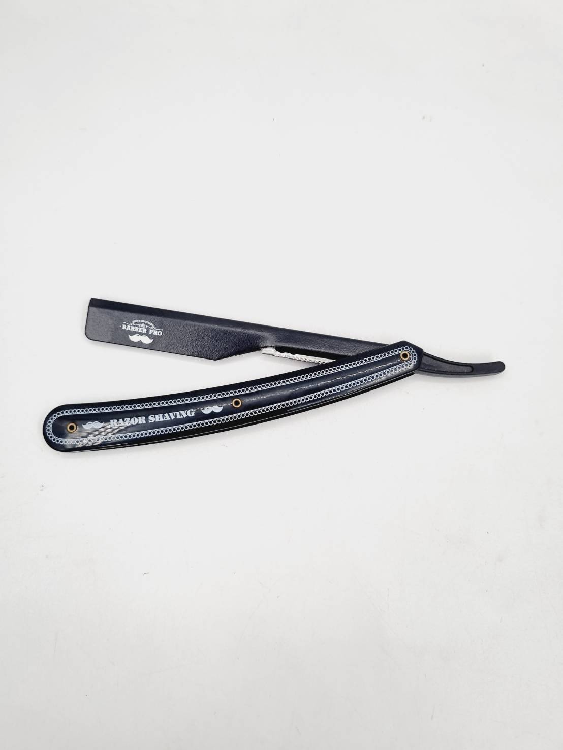 ด้ามมีดโกน Barber Pole Razor Shaving ด้ามมีดโกนหนวด สำหรับใส่ใบมีดหักครึ่ง น้ำหนักเบา