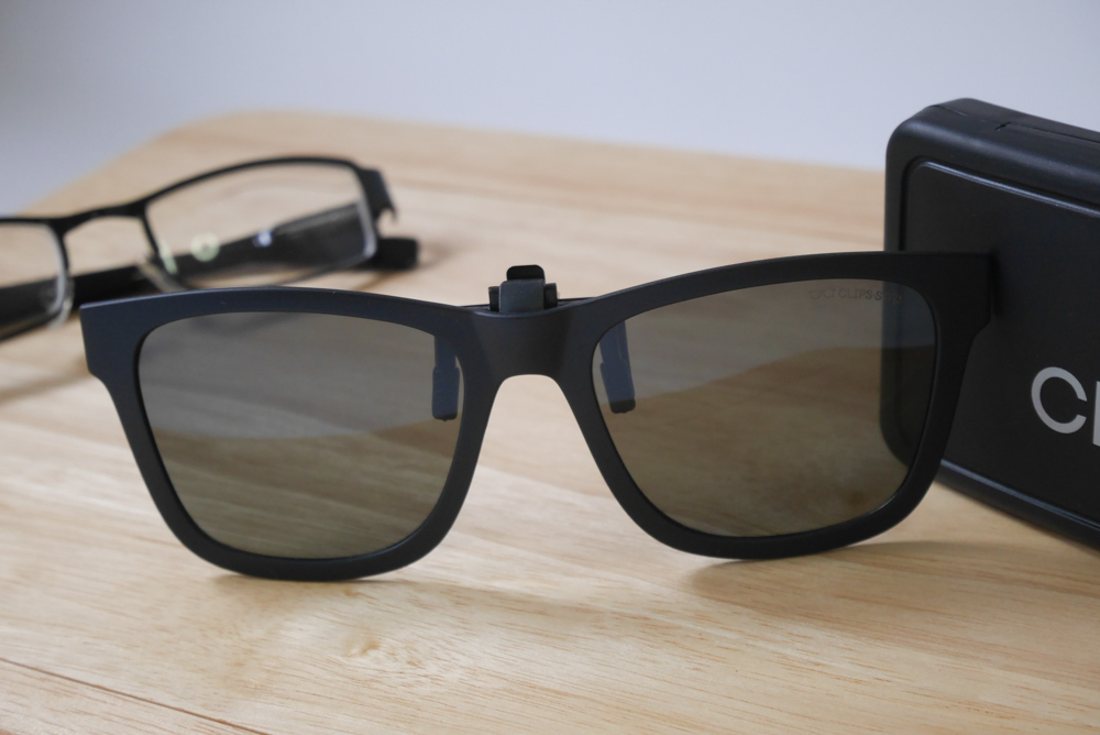 คลิปออนกันแดด Clipsster รุ่น Wayster O Signature Edition กรอบดำเลนส์เทาเขียว