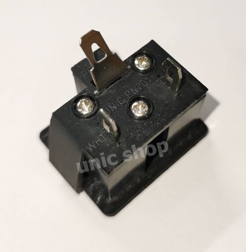 ปลั๊ก ac socket แบบ2ขั้วพร้อมสายดิน