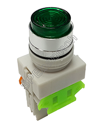 สวิทช์กดติด-กดดับ∅22mm Y090-11DNZS 24V เขียว (Green) By เอสพีอี บ้านหม้อ SPE Banmoh