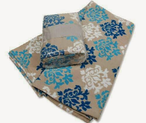 ผ้าห่มของขวัญ ผ้าห่มรับไหว้ ผ้าสำลีพิม์ลาย 50"x75" คละลายได้ 1+1 ผืน