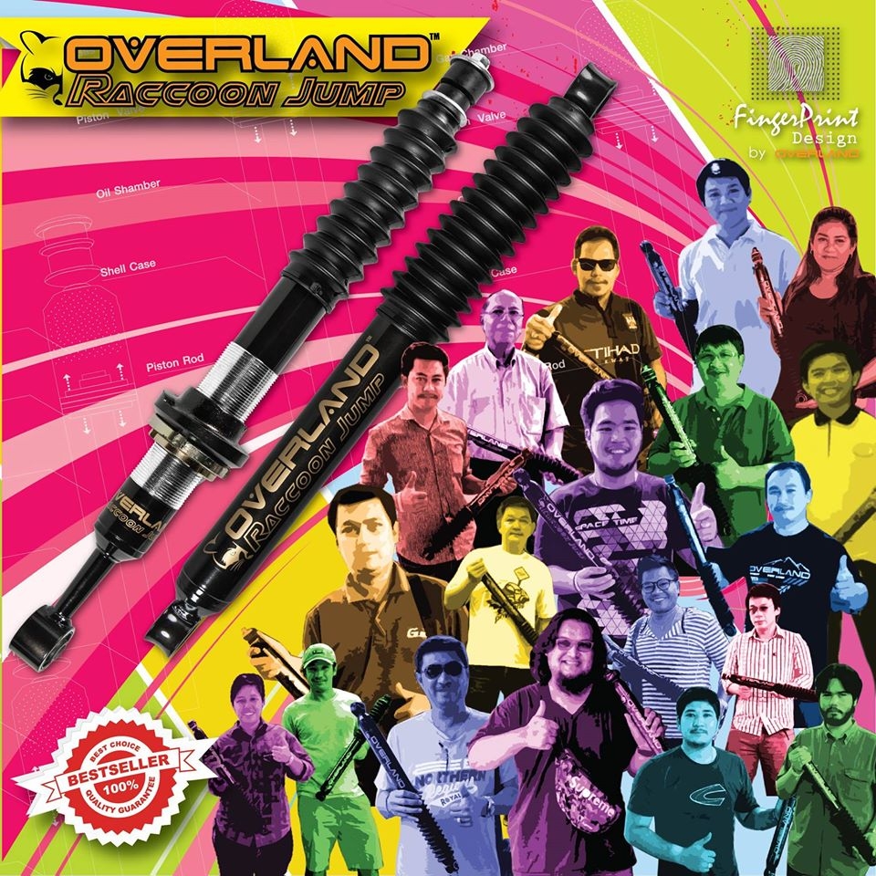 OVERLAND - raccoon jump [โช๊คหลัง รถฮุนได h-1 starex]