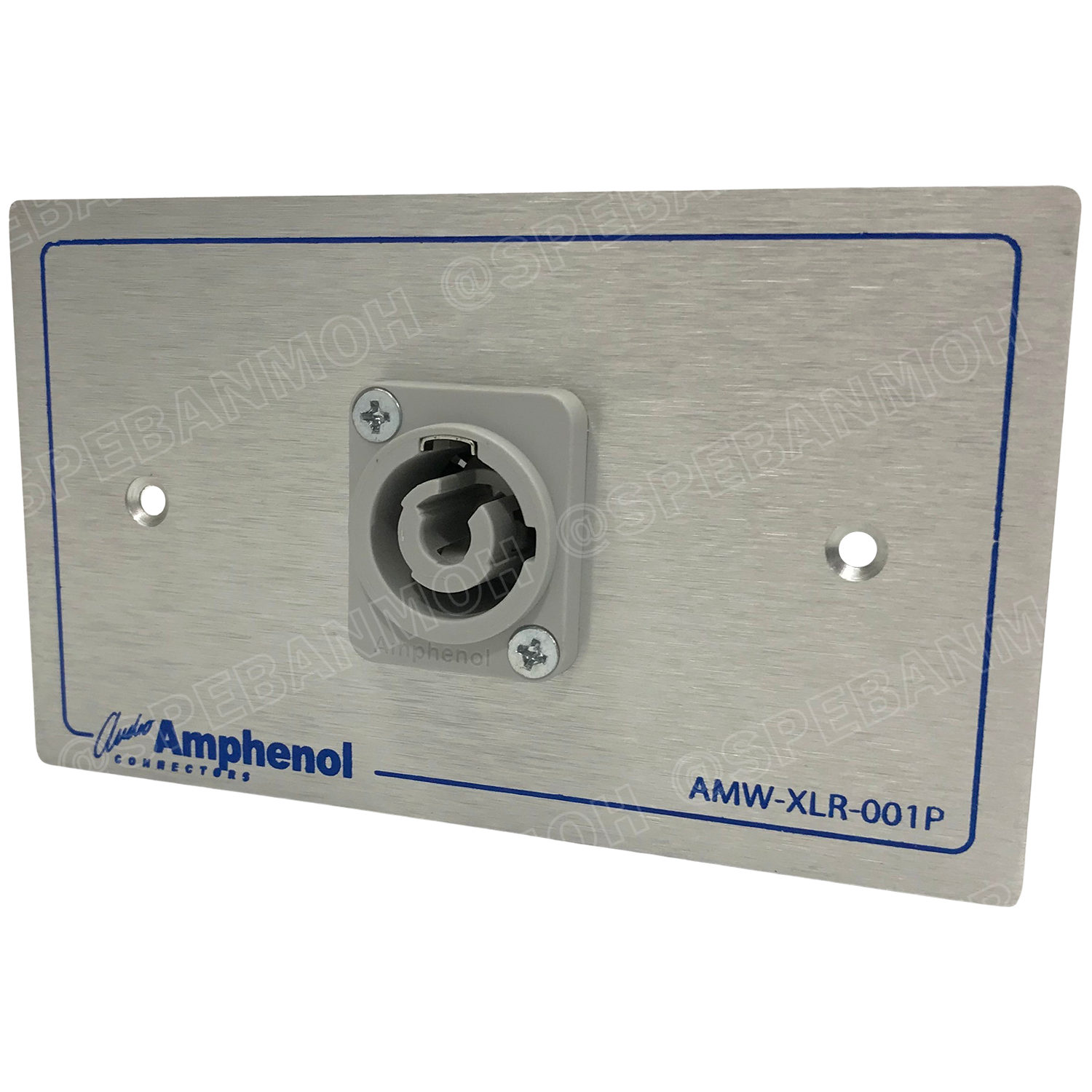 [ 1ชุด ] AMW-HP-G-01P ชุดเพลทแอมฟีนอล Amphenol Hight Power Outled Pannel for Power Con (Out) 1 Port With Connectors เพลท 1ช่อง Power Connector เพลทแอมฟินอล คอนเน็คเตอร์ พาวเวอร์คอนเน็คเตอร์ Amphenol Plate อุปกรณ์เครื่องเสียง Audio Accessories เพลทเครื่องเ