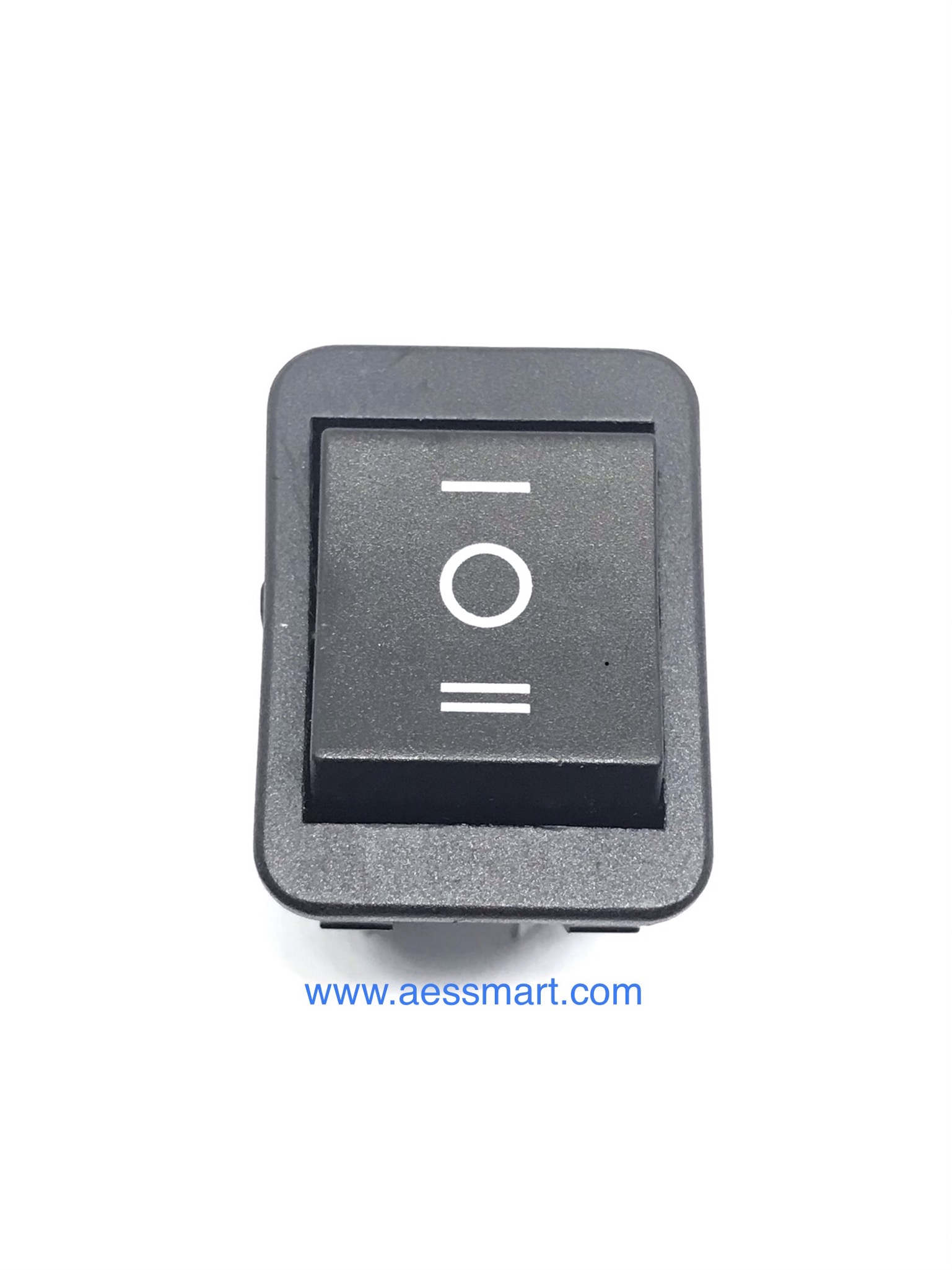 สวิตซ์ On-Off-On เด้งกลับ 6 ขา 2.5cm.x3.2cm.