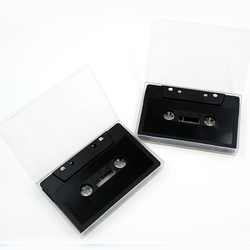 เทปคาสเซ็ทเปล่า 60 นาที Black & Pink & Clear สีดำ สีชมพู และแบบใสทั้งตัว - Blank Tape Cassette 60 minutes Black & Pink & Clear