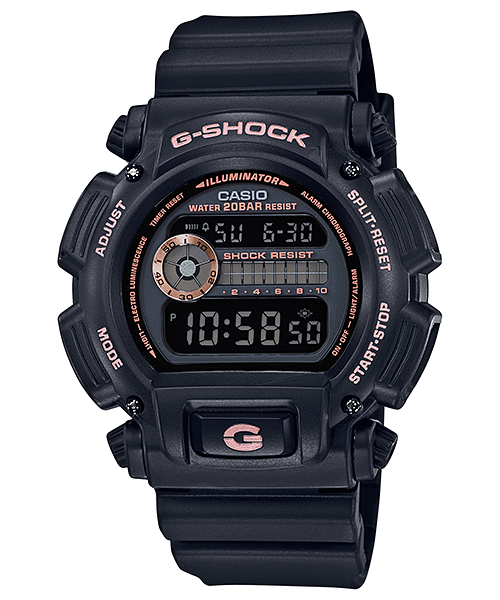 CASIO G-SHOCK รุ่น DW-9052GBX-1A4DR สีดำ โรสโกลด์ สินค้าของเเท้ รับประกันศูนย์ CMG