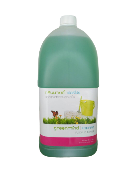 น้ำยาถูพื้น กรีนมายด์ ฟอร์โปร 3.8 ลิตร สูตรพิเศษ แห้งเร็วไม่ทิ้งคราบเหนียวตกค้าง ให้บรรยากาศหอมสดชื่น ( GREENMIND FORPRO Floor cleaner 3.8 L )