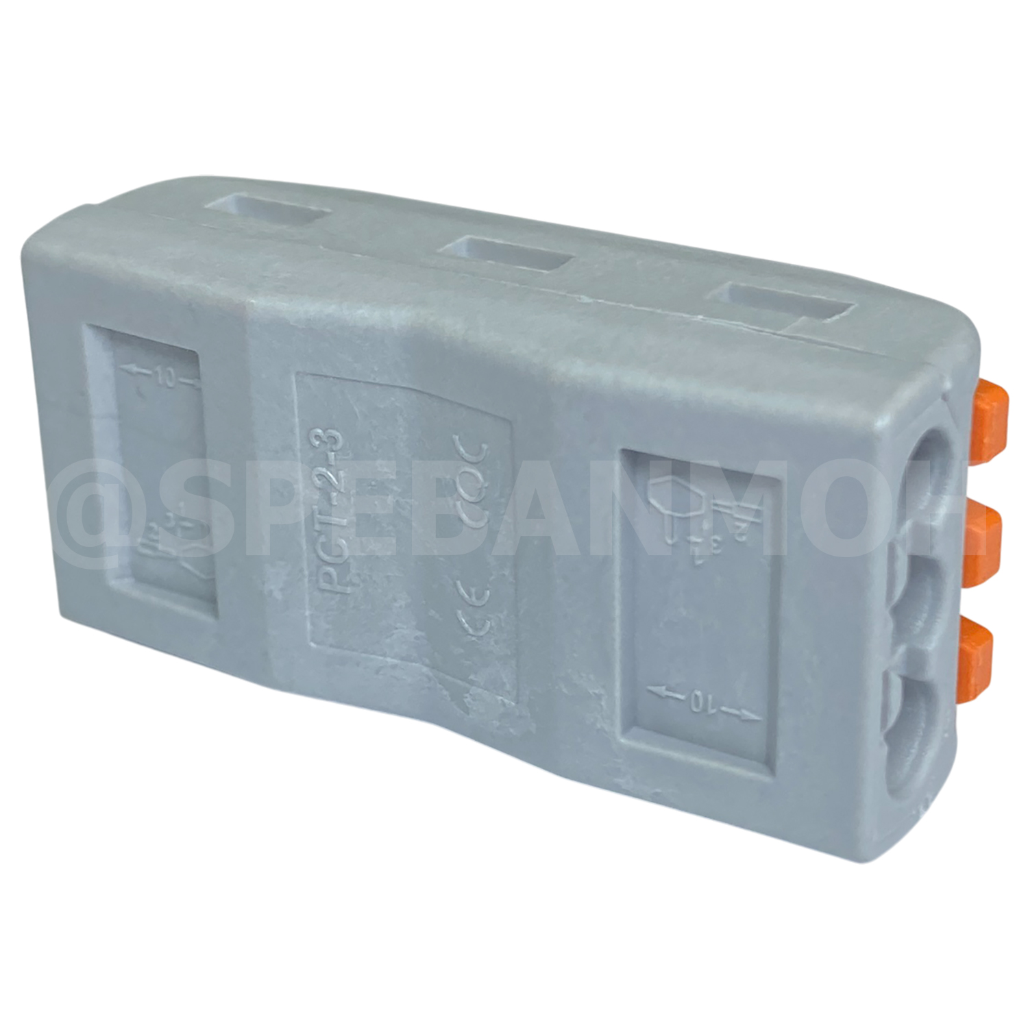 [ 1 ชิ้น ] SPL-3 ต่อตัวสายไฟ 2ช่อง Push Wire Terminal Block Connector ข้อต่อสายไฟ รวมสายไฟ ต่อรวมสายไฟ เต๋าต่อสาย ต่อสายไฟ ตัวต่อสายแบบปลอดเร็ว เทอร์มินอล ต่อสายไฟ Quick Connection Terminal แบบถอดได้ แบบปลอดเร็ว 3 ออก 3 3P คอนเน็คเตอร์เชื่อมสายไฟ