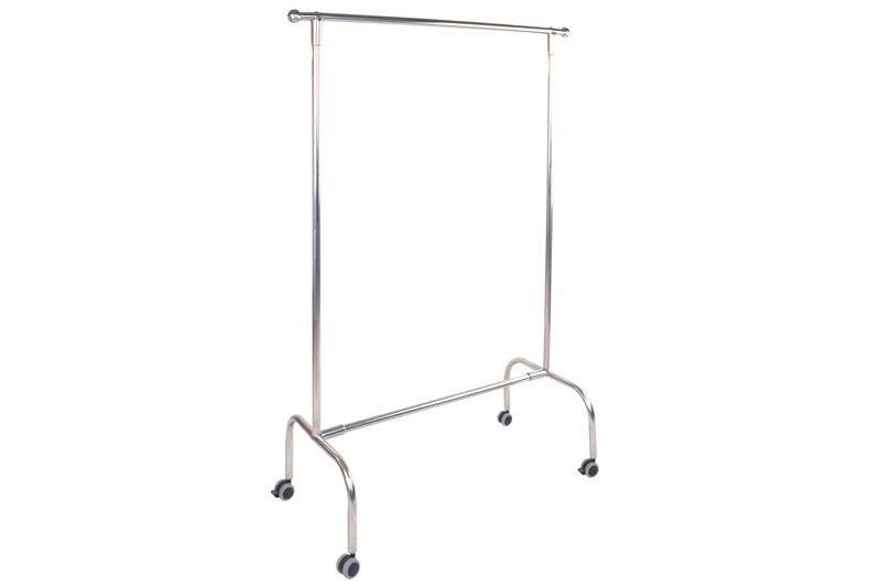 QLine ราวแขวนผ้า / ราวตากผ้าสเตนเลส - ราวเดี่ยวตรง (มีล้อ) ST-506/1