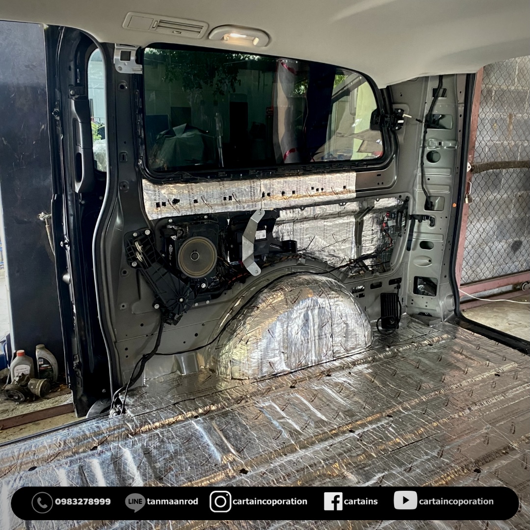 แดมป์เก็บเสียง ลดเสียงภายนอก Benz vito