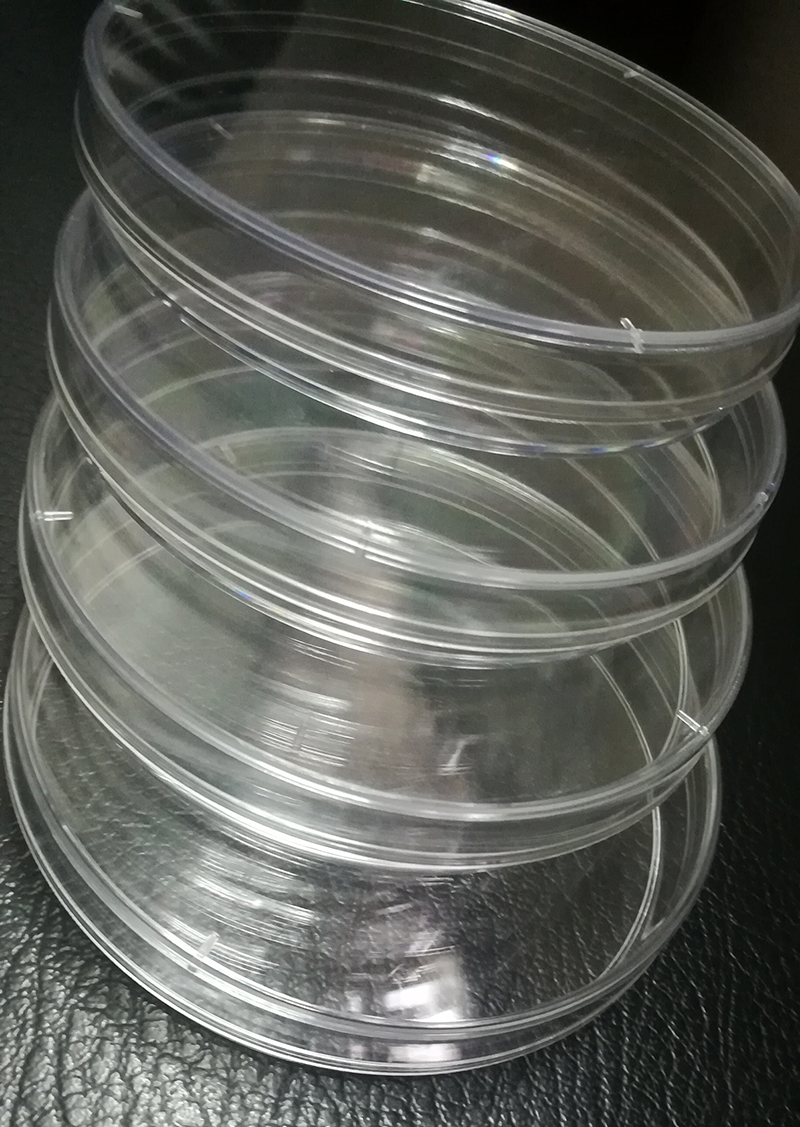 จานเพาะเซื้อพสาติก ขนาด 90x15 mm.