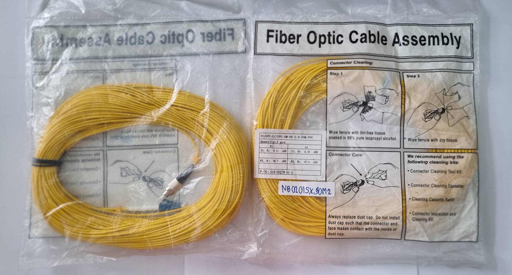 สาย Patch cord PC/UPC-LC/UPC SM-SX 2.0-30M