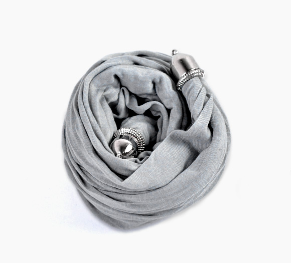 ผ้าพันคอ Soft Cotton Pashmina ขนาด 1.8M(70-7/8") 1 ชิ้น