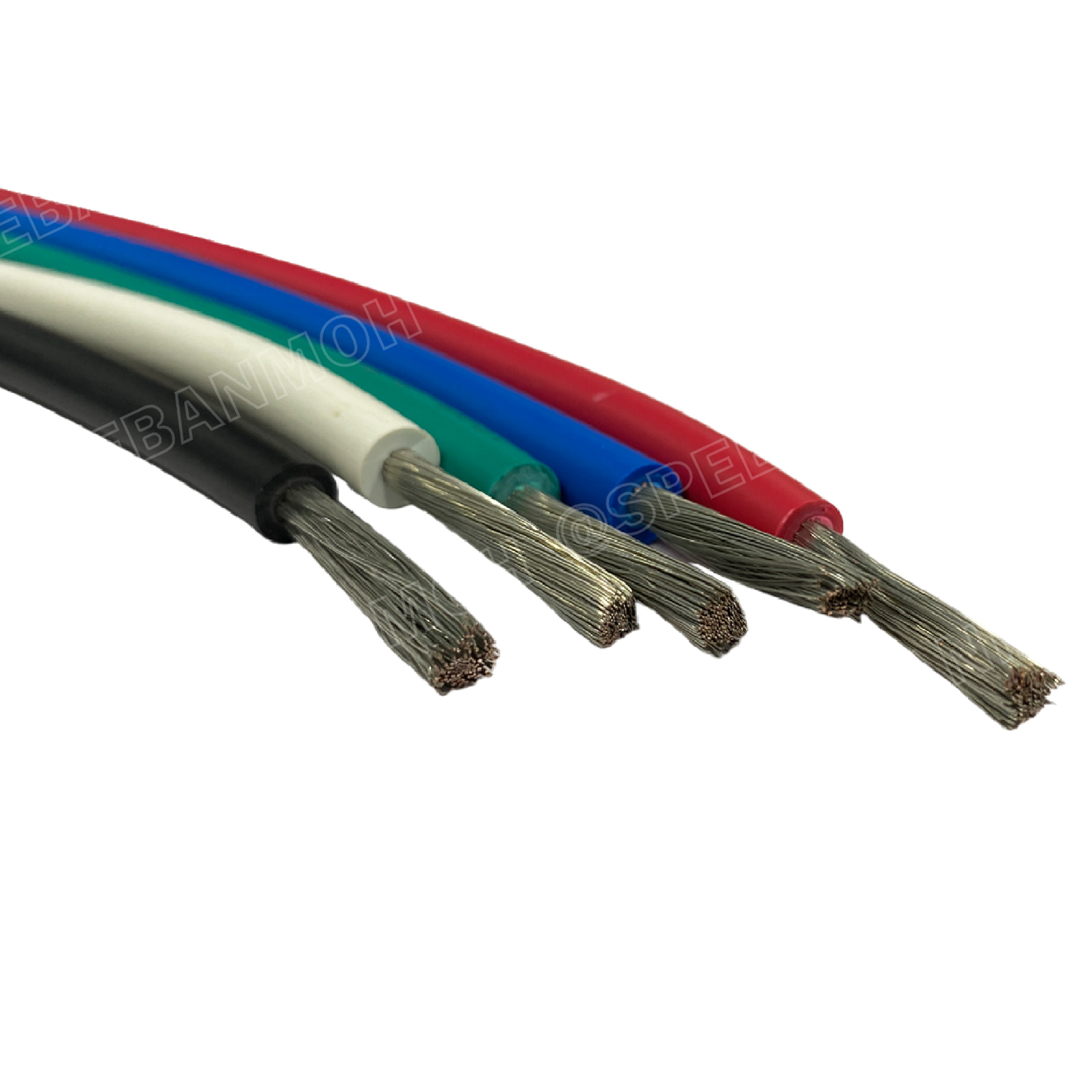 [ 1 เมตร ] HK-08-1015 สายไฟเดี่ยว 8 AWG UL 1015 105°C 600V 8AWG ( 8.35 mm2 ) สายไวริ่ง Hook Up Wire สายไฟเดี่ยว ไส้เงิน ชุบนิกเกิล Nickel Plate UL1015 E157734 AWM 1015 VW-1 105° 600V AWG 8 H.W.G. IA FT1 Lead Free สายวายริ่งวงจร