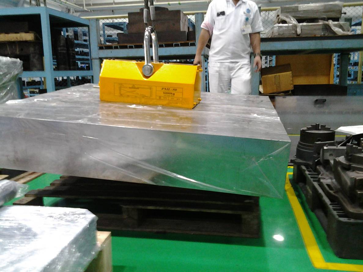 แม่เหล็กถาวร ขนาด5ตัน,สำหรับยกงานเหล็ก(Magnetic lifter)