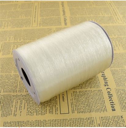 เอ็นยืดเส้นกลม crystal 1 ม้วน ยาว 1000 เมตร มี 3 ขนาด 0.8, 1.0, 0.6 มม. (เลือกขนาดก่อนค่ะ)