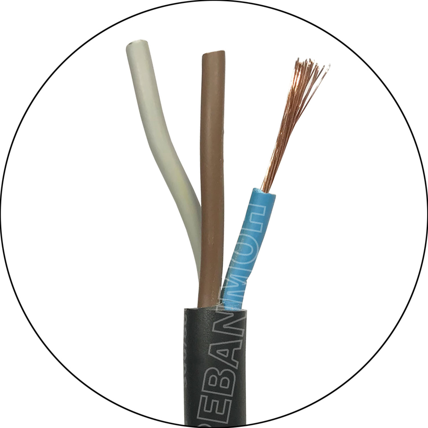 [ 1 ชิ้น ] PC-6060-5m ยาว 5 เมตร สายหล่อหัว 3x1.0sq.mm. สายหล่อหัว 3x1.0sq.mm. หล่อปลั๊กไฟ 3ขา VCT ขนาด 3x1.0 VCT ปลั๊กไฟสำเร็จหล่อหัว ปลั๊กตัวผู้พร้อมสายไฟปลายเปลือย ต่อปลั๊กไฟ Vct สำเร็จรูป มาตรฐาน มอก. สายต่อปลั๊กพ่วง ขากลม สายสำเร็จ