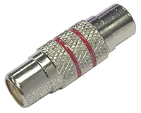 [ 5ชิ้น ] ปลั๊กแปลงสัญญาณ ADT-8000-RED ต่อกลาง RCA (RCA Connector)