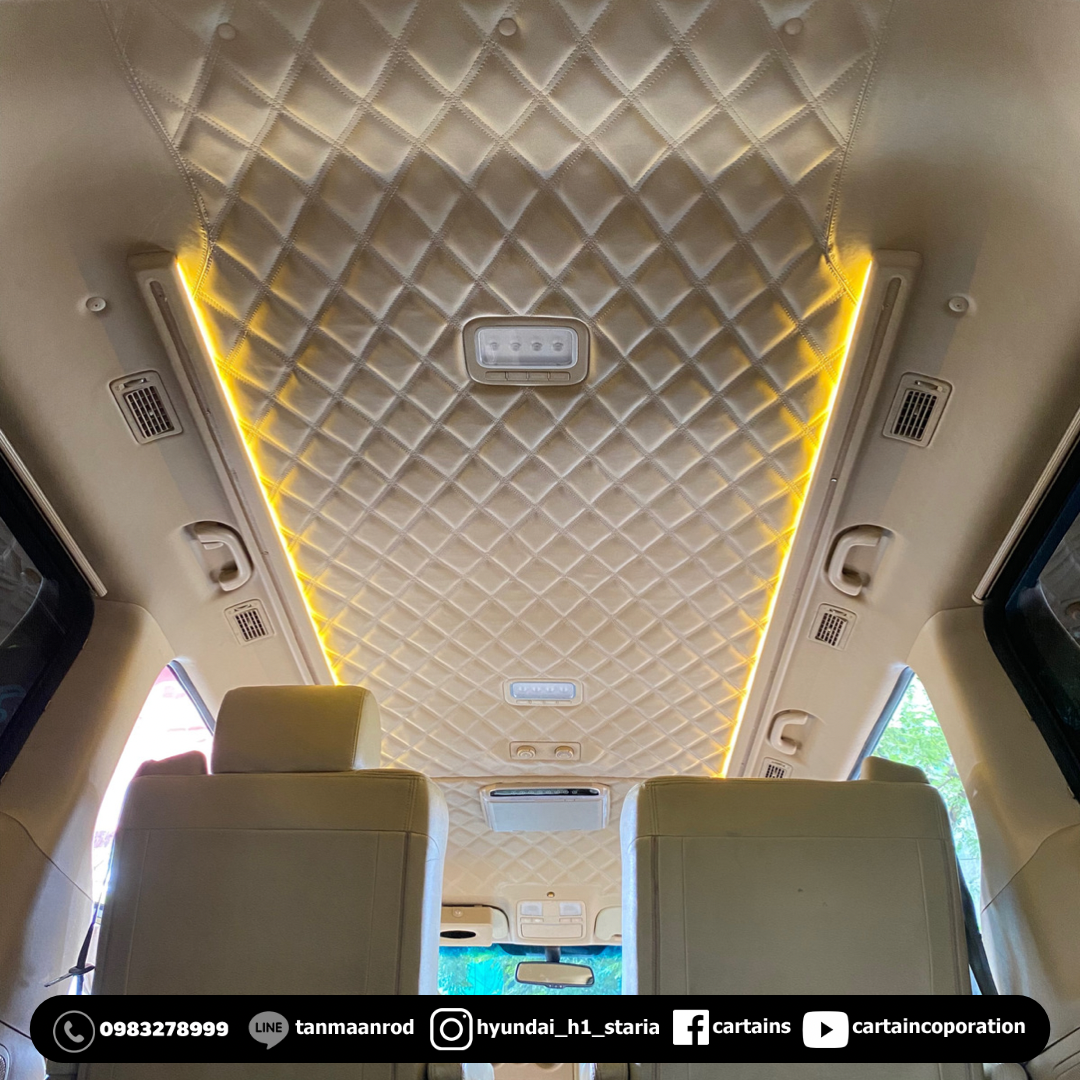 HYUNDAI H-1 STAREX [สคัฟเพลท + ผ้าม่าน + แดมป์ + หุ้มหลังคา]
