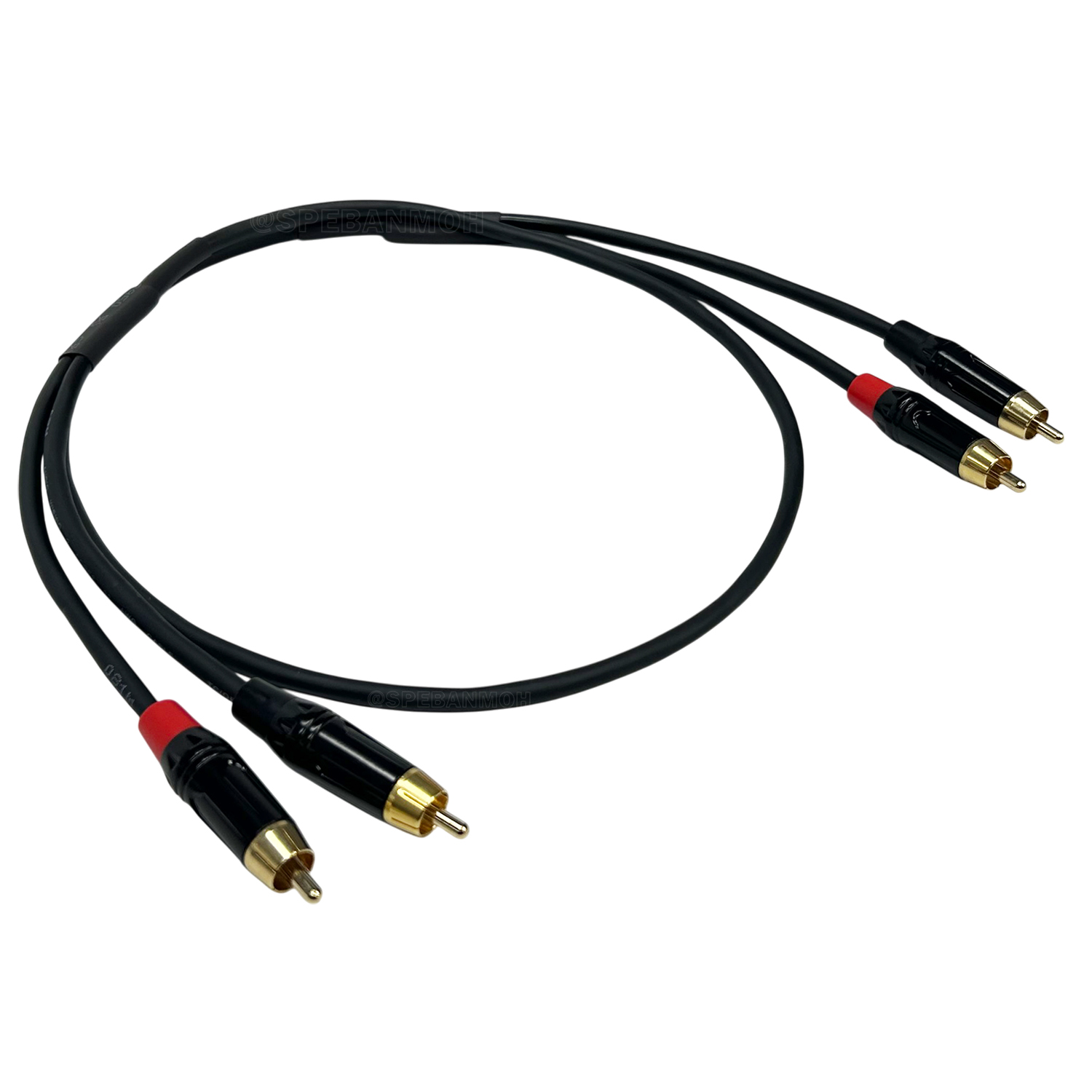 [ 1 เส้น ] สายสัญญาณ APH เอพีเอช Audio Cable Assembly 2 ออก 2 สายเครื่องเสียงรถยนต์ ทองแดงแท้ สายอาร์ซีเอ RCA Cable สายสัญญาณเสียง CABLE ASSEMBLY แจ็คดอกบัว ทองแดงแท้ สายเครื่องเสียง มิกเซอร์ ไมค์โครโฟน ห้องอัด สตูดิโอ