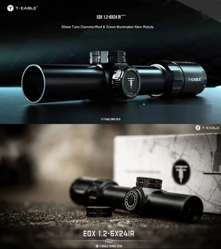 T-EAGLE กล้องกันน้ำ กันกระแทก EOX PRO 1.2-6X24 IR