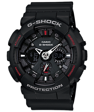 CASIO G-SHOCK รุ่น GA-120-1ADR สีดำ สินค้าของเเท้ รับประกันศูนย์ CMG 1ปี