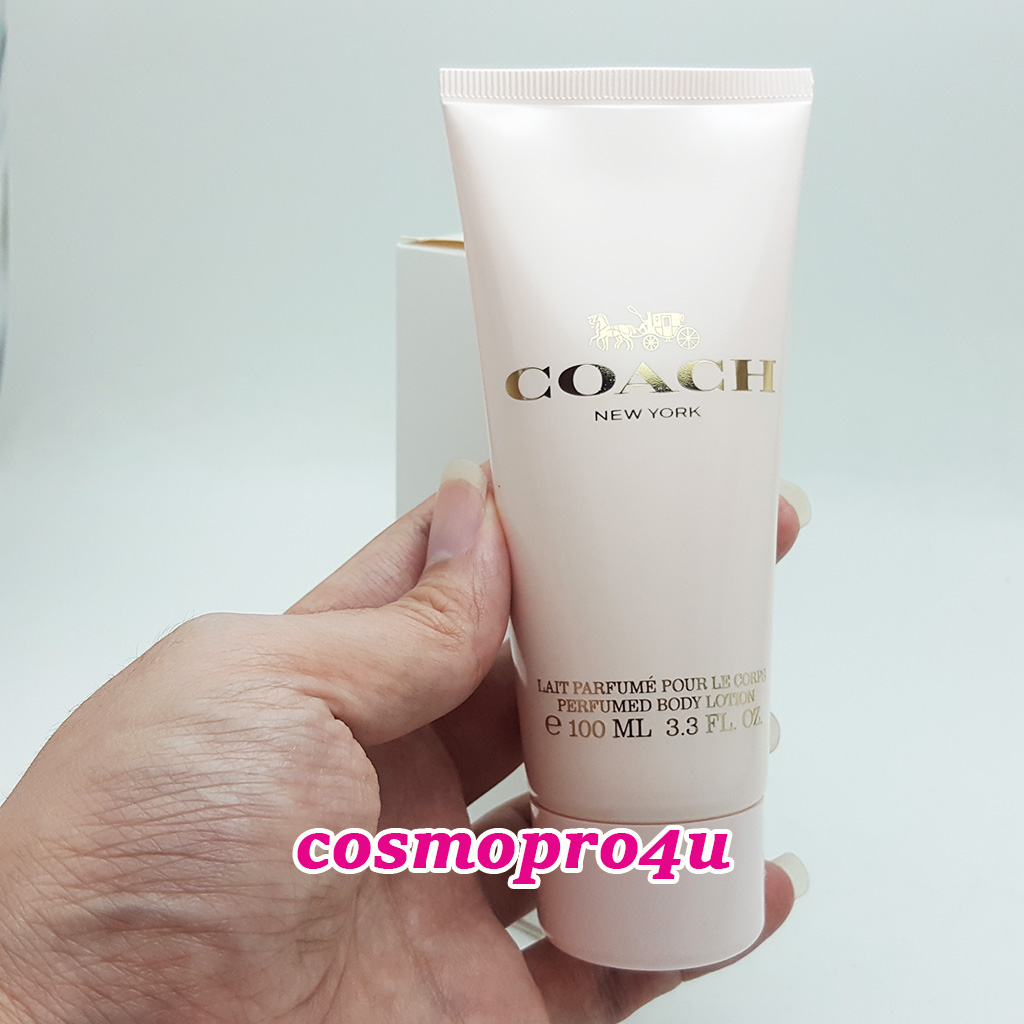(โลชั่นน้ำหอม) COACH NEW YORK Perfume Body Lotion 100ml มีกล่อง บอดี้โลชั่นกลิ่นน้ำหอมโค้ชนิวยอร์ค
