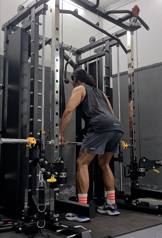 สมิทแมชชีน Altaz 3087B (Iron G20) Smith Machine Altaz 3087B (G20) ม้านั่ง202+แผ่น50kg