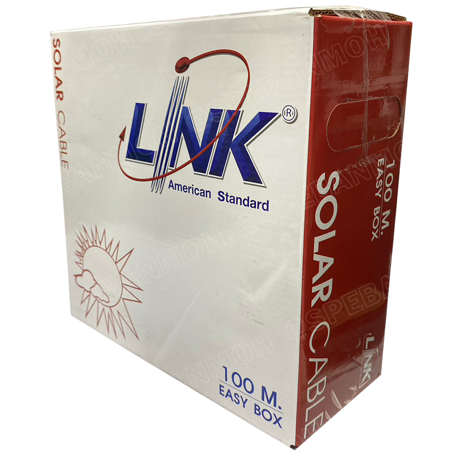 [ 100 เมตร ] CB-1040AR สีแดง Red สายไฟโซลาเซลล์ Solar PV Cable 4.0 sq.mm สายไฟ โซล่าเซลล์ 1x4 mm2 PV Cable สายไฟ DC CB1040 109Ώ PV1-F LINK Solar Cable สายโซล่าเซลล์ สายต่อแผง โซล่าเซล สายต่อ MC4 สายไฟดีซี SolarDC MC4 Cable