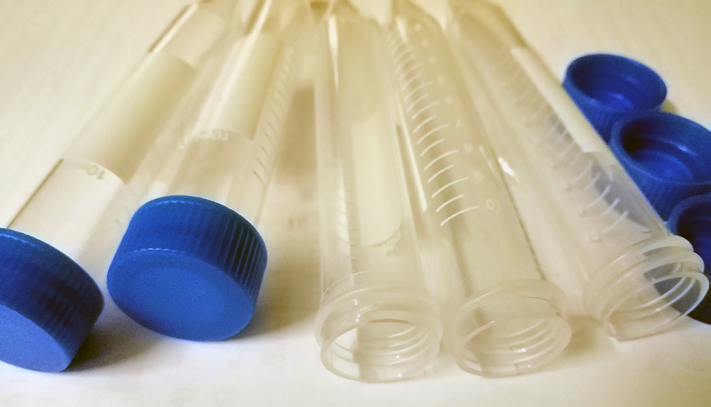 หลอดทดสอบCentri fugeแบบพลาสติกขนาด10ml.