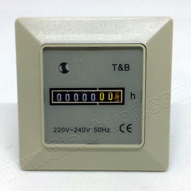 ฮาวมิเตอร์ เครื่องนับชั่วโมงการทำงาน / Hour Meter (T&B) รุ่น HM-1