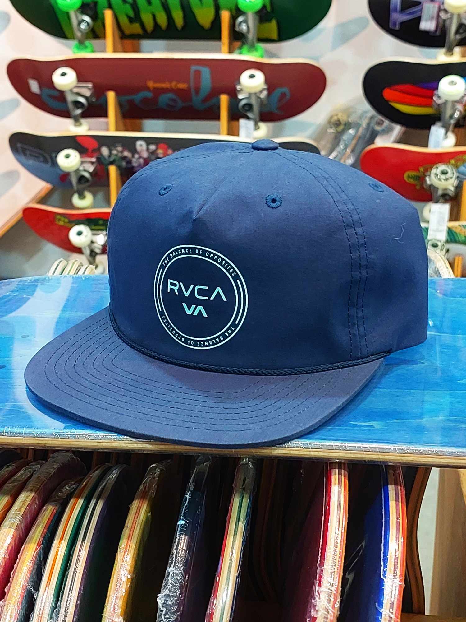 RVCA Strums SnapBack Hat Navy