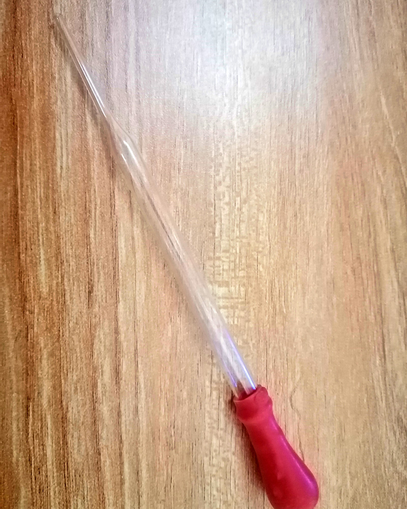 หลอดหยดแก้วพร้อมจุกยางขนาด 10 ml.