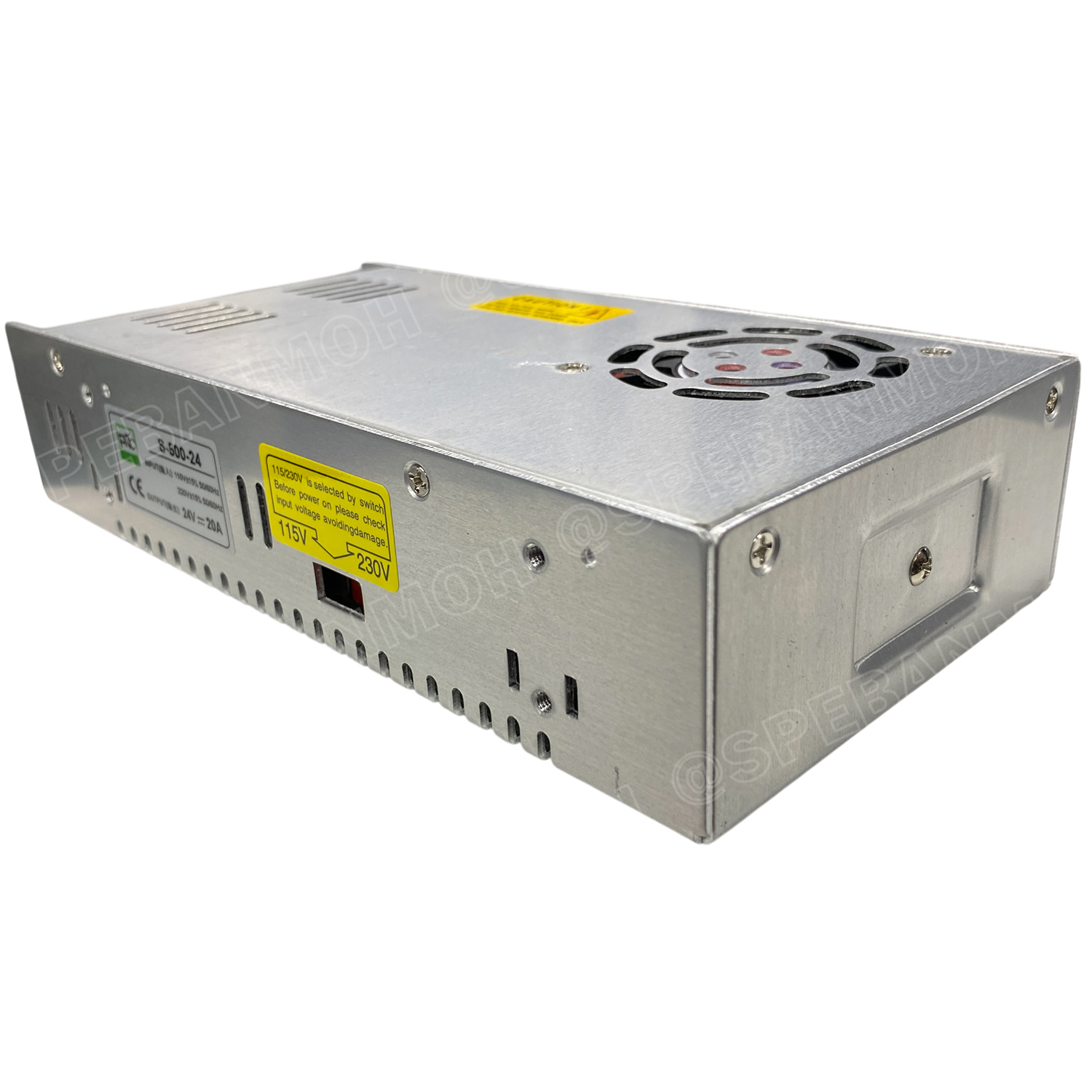 [ 1 ชิ้น ] S-500-24 Switching Power Supply สวิทช์ชิ่ง พาวเวอร์ซัพพลาย 24V 20A 500W Switching Power Supply 500วัตต์ แหล่งจ่ายไฟ แบบสวิตชิ่ง 24 โวลต์ ซัพพลายจ่ายไฟ Output 24VDC เพาเวอร์ซัพพลาย โวลต์ ดีซี ตัวแปลงไฟ หม้อแปลง ไฟเข้า 110V / 220V AC to 24V DC